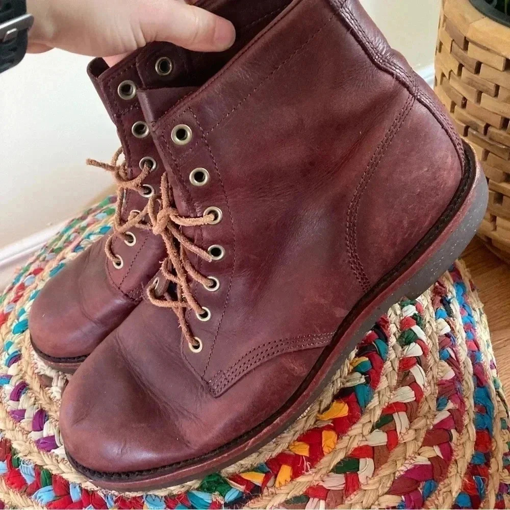 L.L. Bean brown leather boots